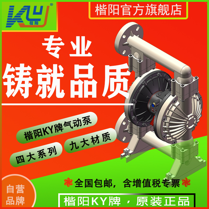 KYQS100LF氟塑料氣動(dòng)隔膜泵2