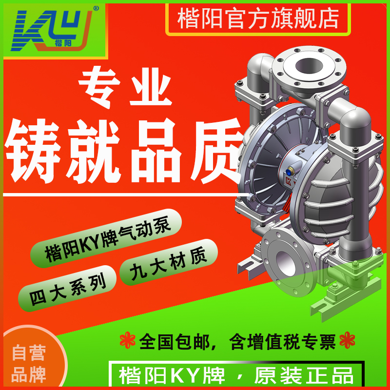 KYQS100LC4不銹鋼襯氟氣動(dòng)隔膜泵1