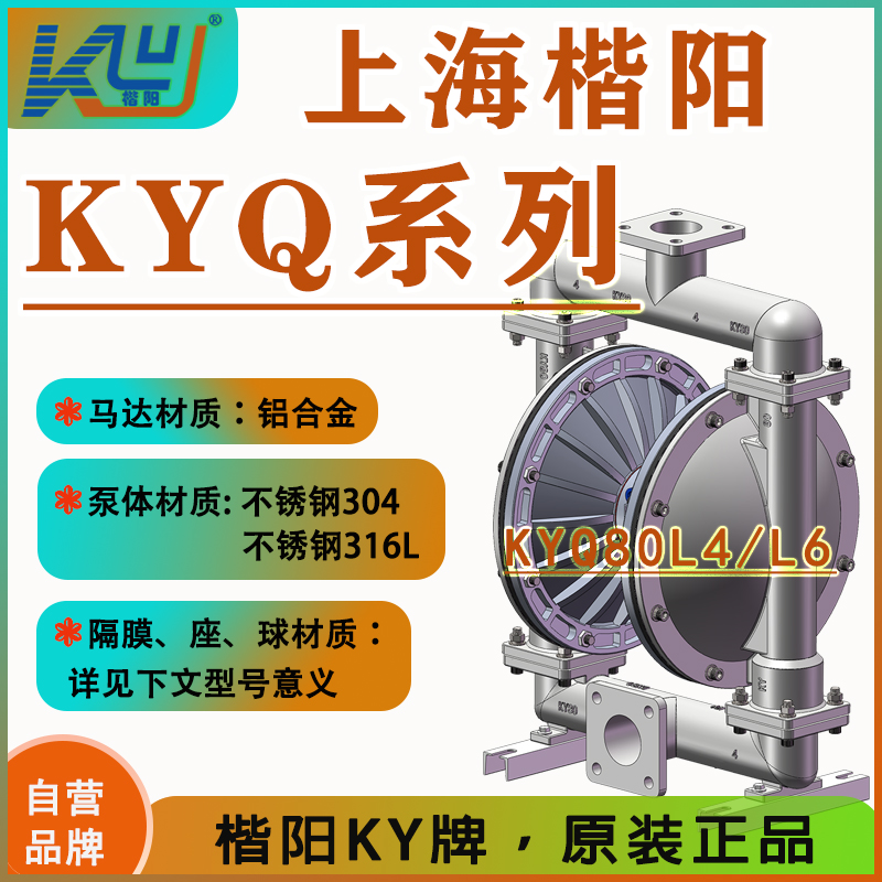 KYQ80L4不銹鋼氣動隔膜泵2